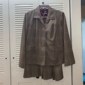 Vintage Sweet Suit - 2 Piece Plaid Suit